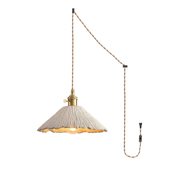 Microcement Swag Pendant Lamp