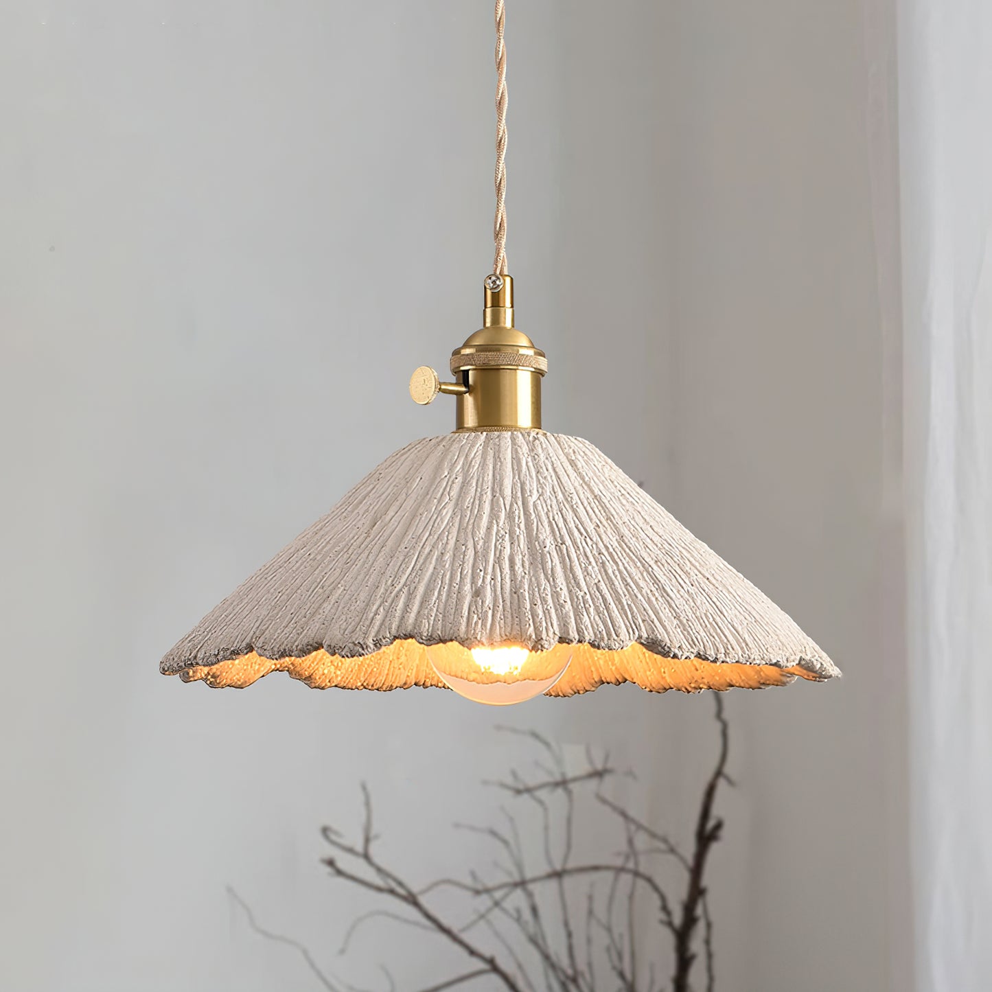 Microcement Pendant Lamp