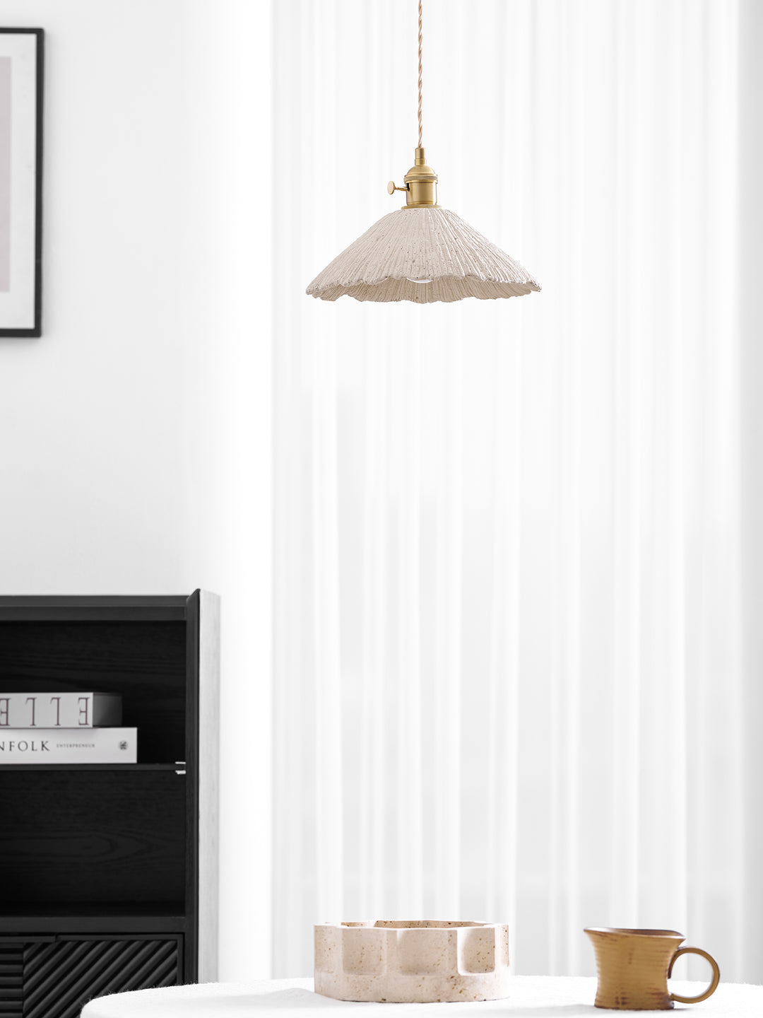 Microcement Pendant Lamp - Vakkerlight