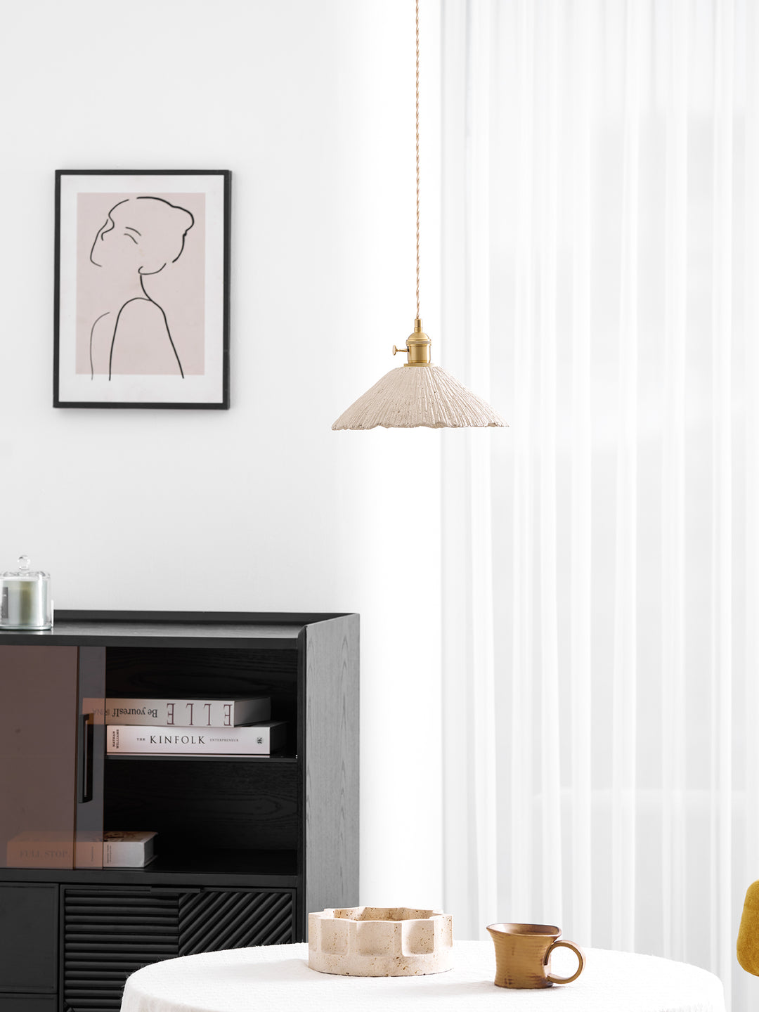 Microcement Pendant Lamp - Vakkerlight