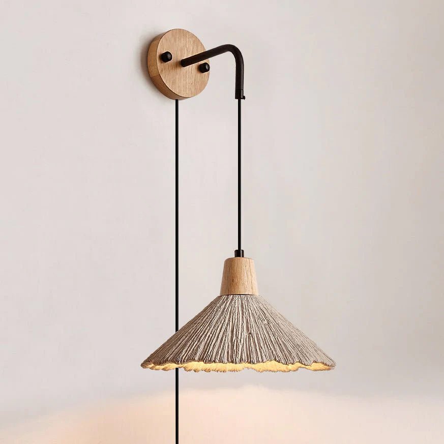 Microcement Plug - in Wall Lamp - Vakkerlight