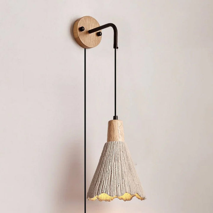 Microcement Plug - in Wall Lamp - Vakkerlight