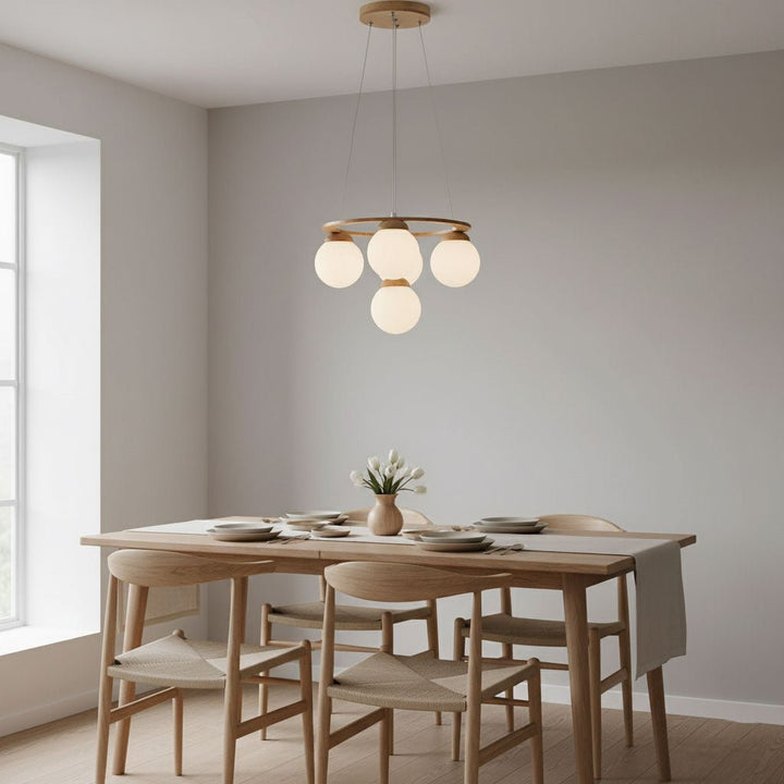 Miira Wood Chandelier - Vakkerlight