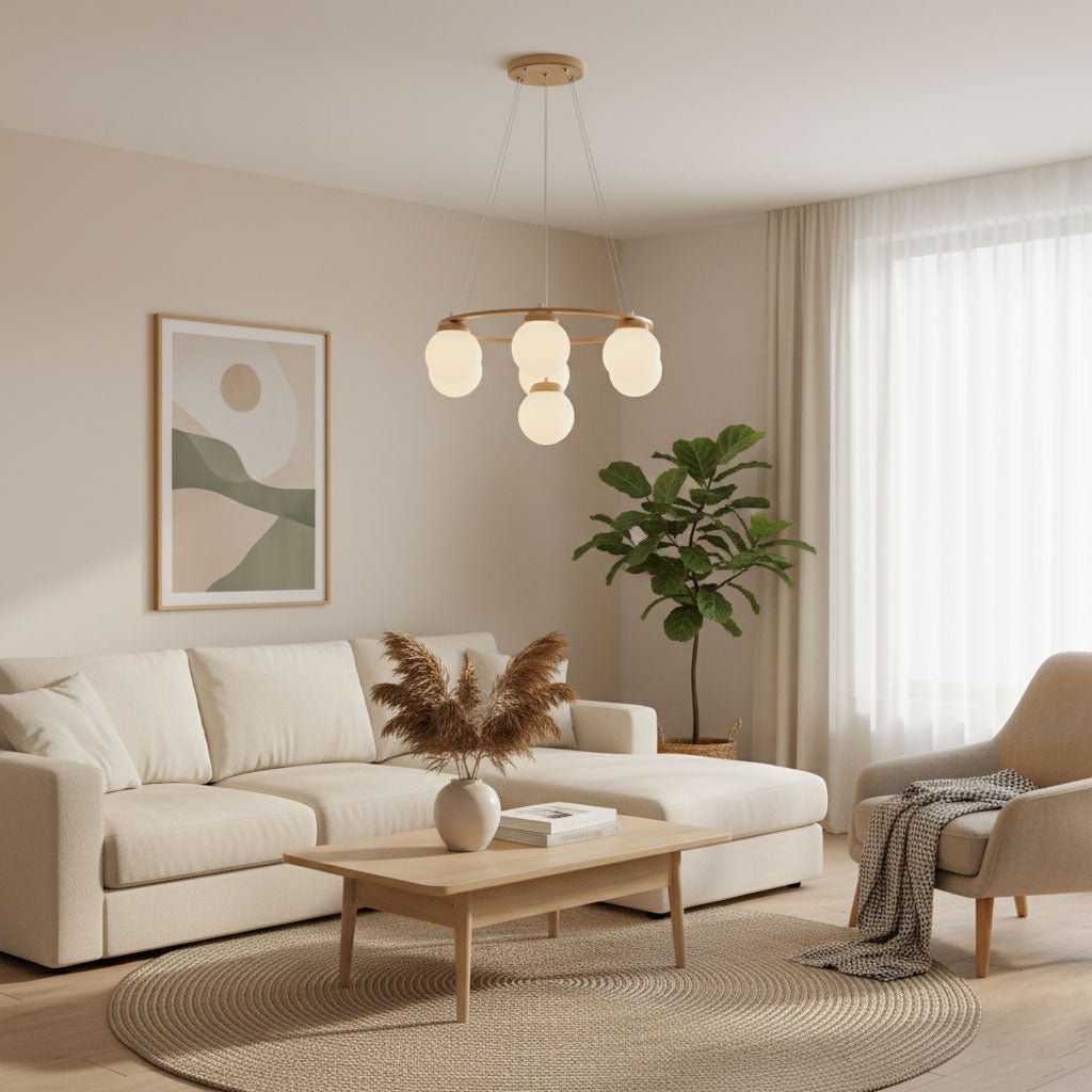 Miira Wood Chandelier - Vakkerlight