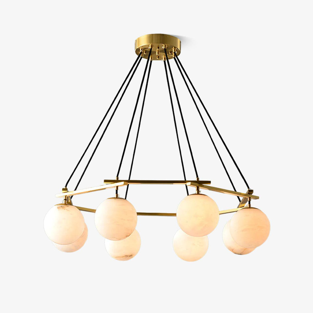 Miira Alabaster Chandelier - Vakkerlight