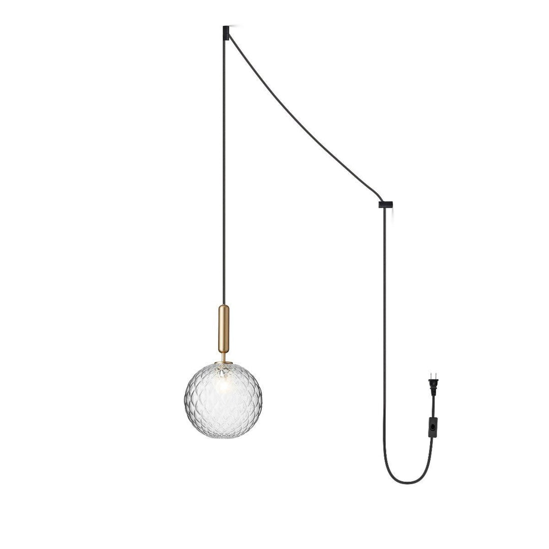 Scandiluxe Brass Pendant Swag Light - Vakkerlight