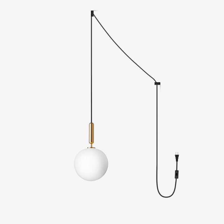 Scandiluxe Brass Pendant Swag Light - Vakkerlight