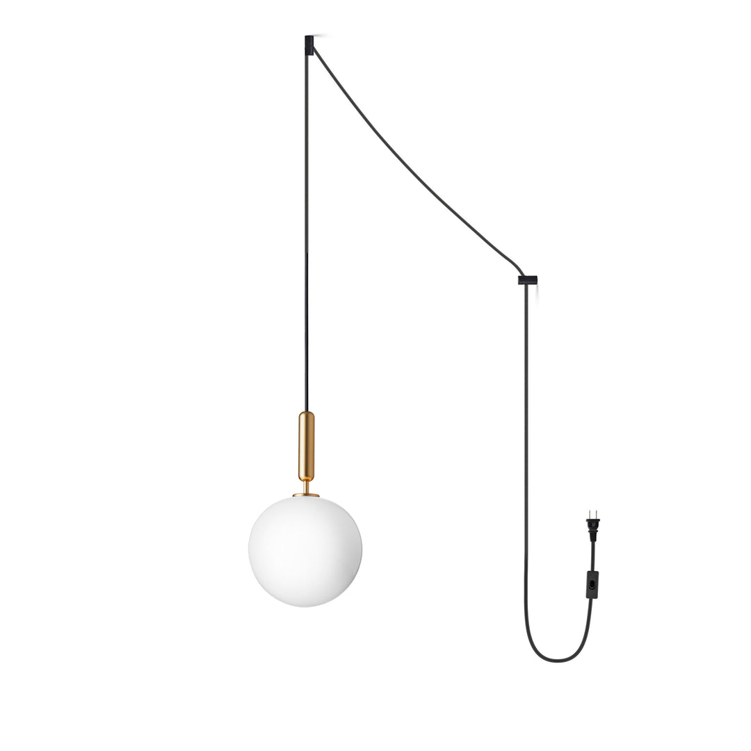 Scandiluxe Brass Pendant Swag Light - Vakkerlight