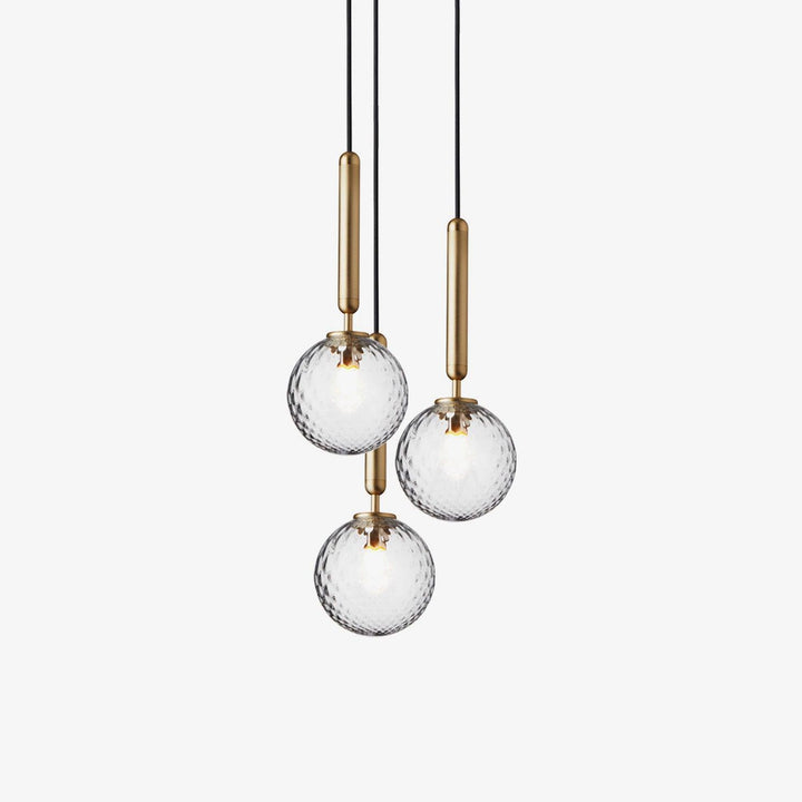 Scandiluxe Brass Pendant Swag Light - Vakkerlight