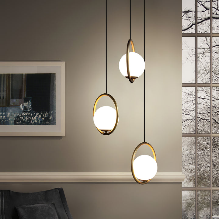 Mila Brass Pendant Swag Light - Vakkerlight