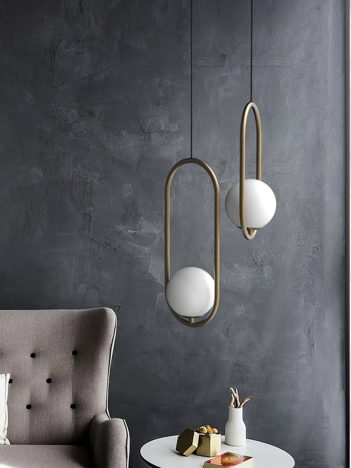 Mila Brass Pendant Swag Light - Vakkerlight