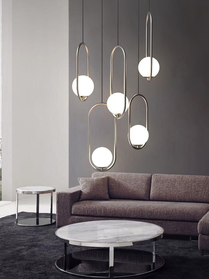 Mila Brass Pendant Swag Light - Vakkerlight