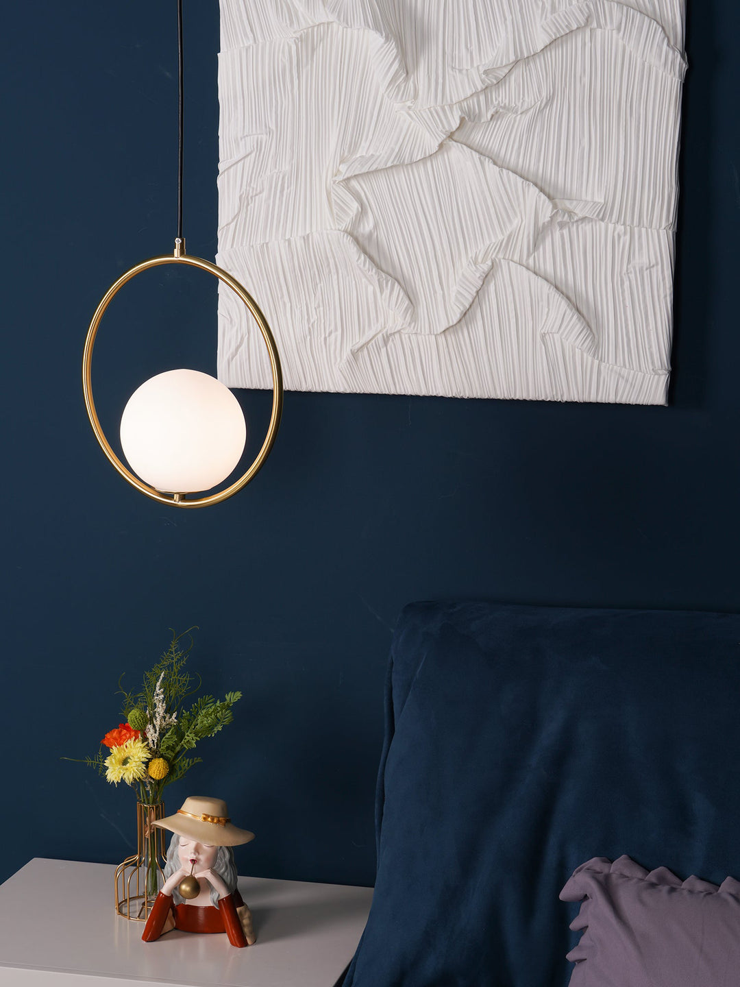 Mila Brass Pendant Swag Light - Vakkerlight