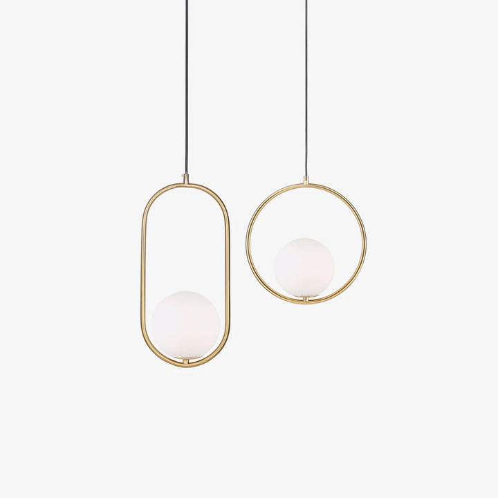 Mila Brass Pendant Swag Light - Vakkerlight