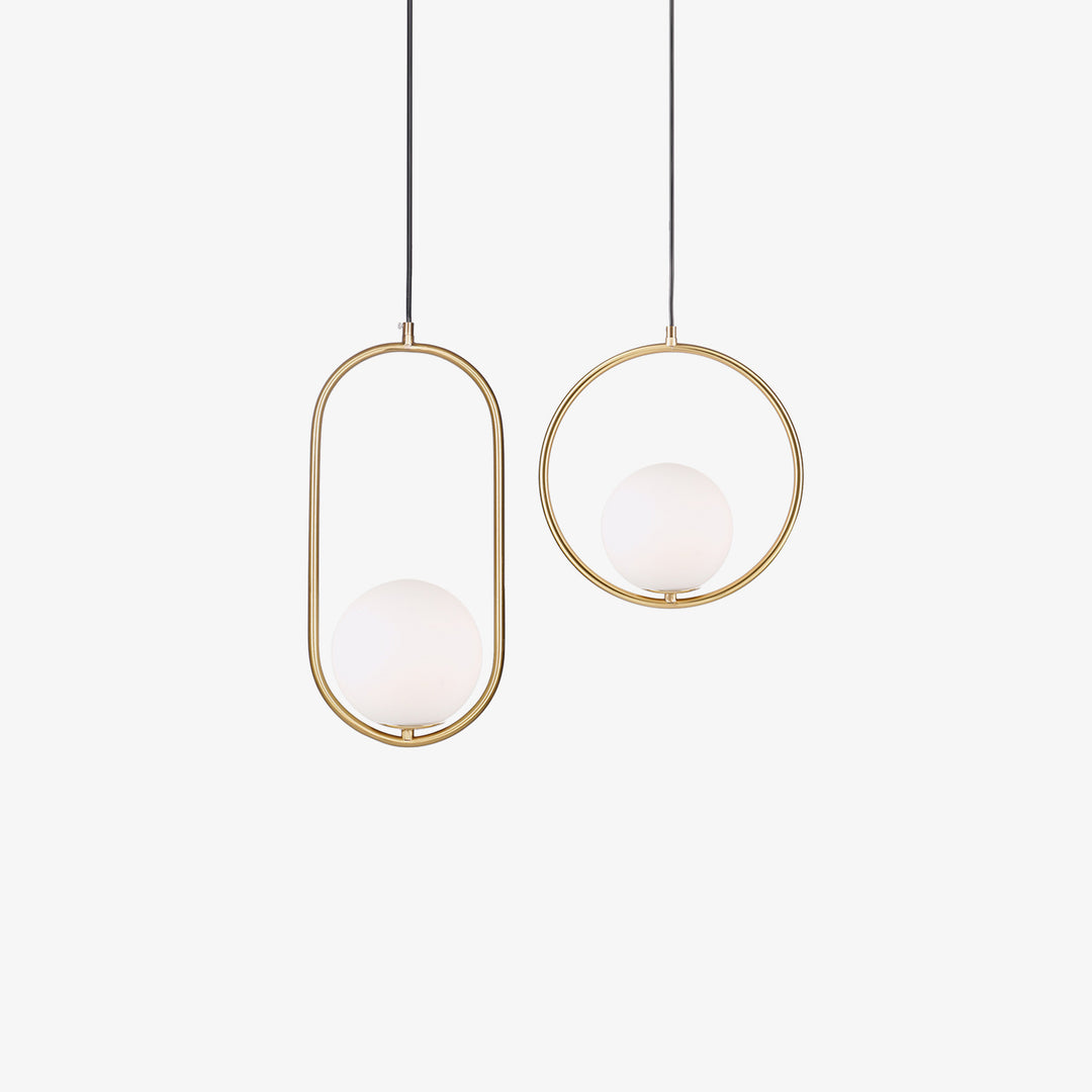 Mila Brass Pendant Swag Light - Vakkerlight