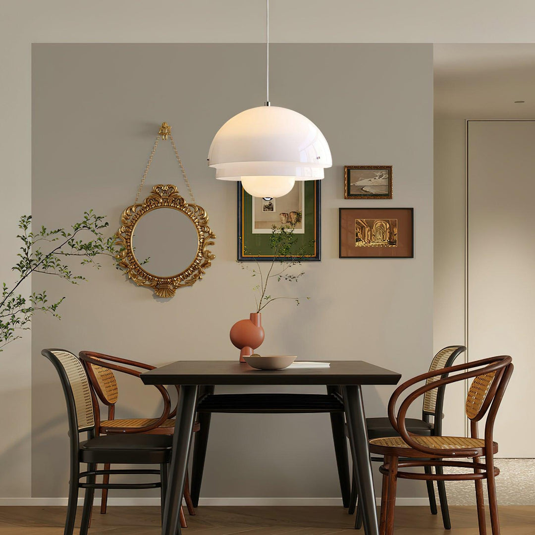 Milk White Layer Pendant Lamp - Vakkerlight