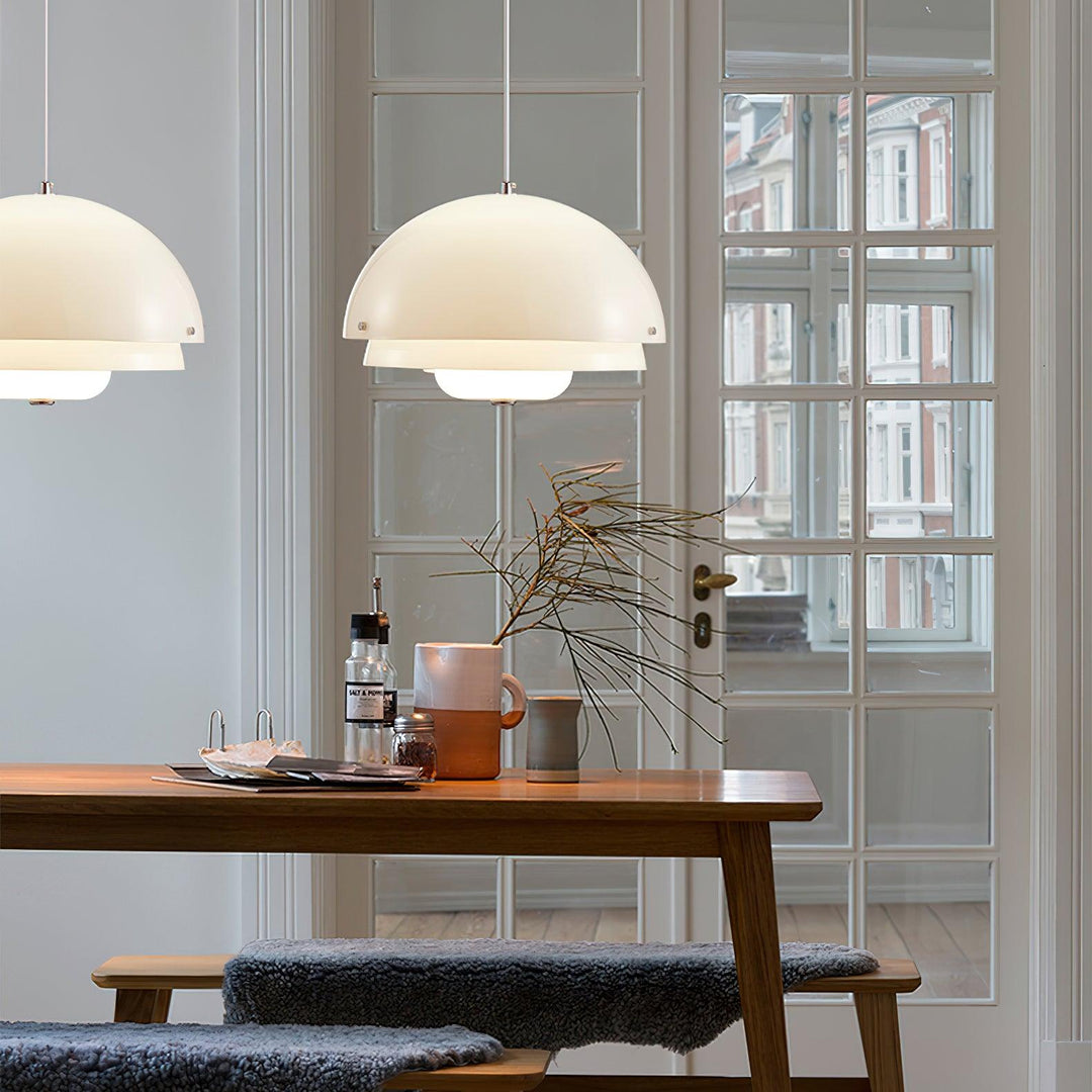 Milk White Layer Pendant Lamp - Vakkerlight