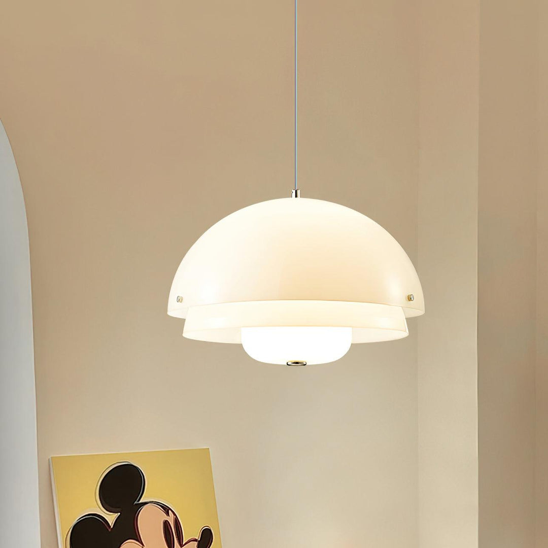 Milk White Layer Pendant Lamp - Vakkerlight