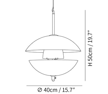 Miller Shell Suspension — Dimension drawings 1