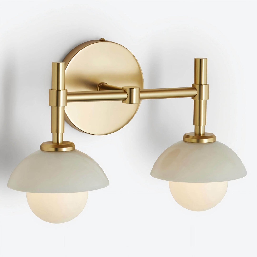 Milo Alabaster Double Wall Light - Vakkerlight