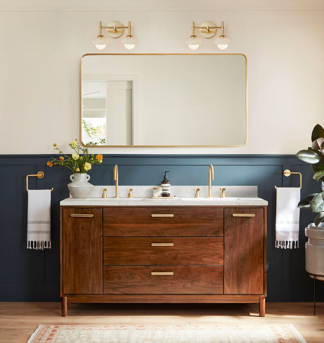 Milo Alabaster Double Wall Light - Vakkerlight