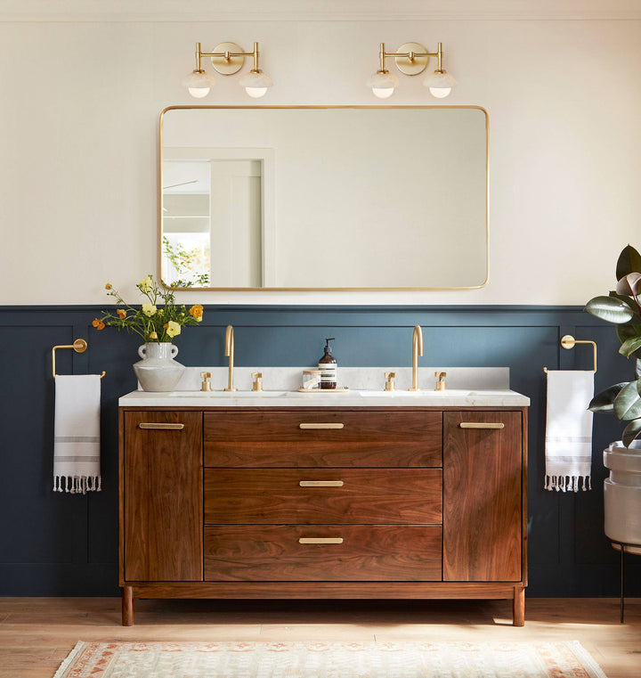 Milo Alabaster Double Wall Light - Vakkerlight