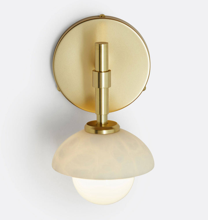 Milo Alabaster Double Wall Light - Vakkerlight