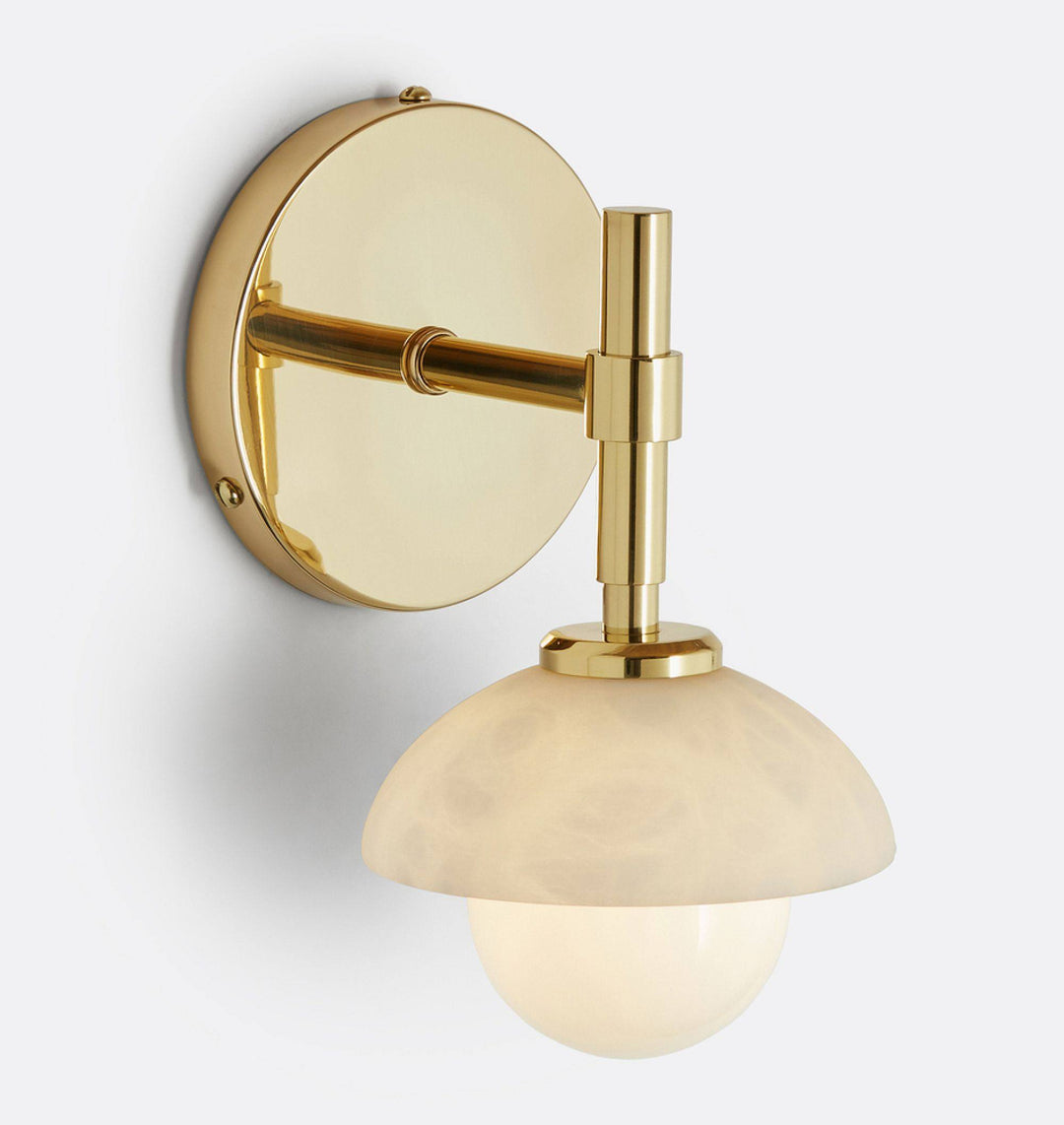 Milo Alabaster Double Wall Light - Vakkerlight