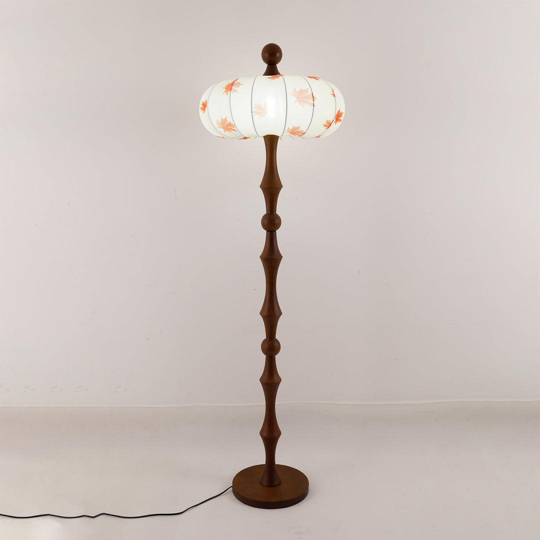 Milo Walnut Floor Lamp - Vakkerlight