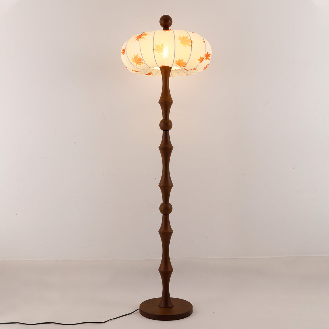 Milo Walnut Floor Lamp - Vakkerlight