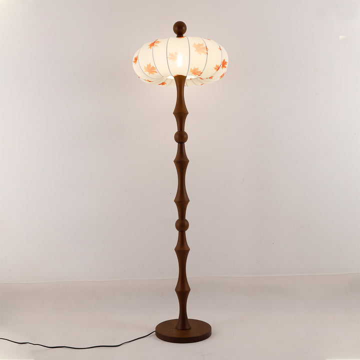 Milo Walnut Floor Lamp - Vakkerlight