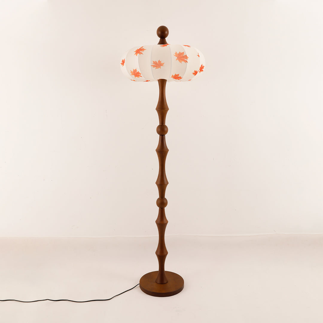 Milo Walnut Floor Lamp - Vakkerlight