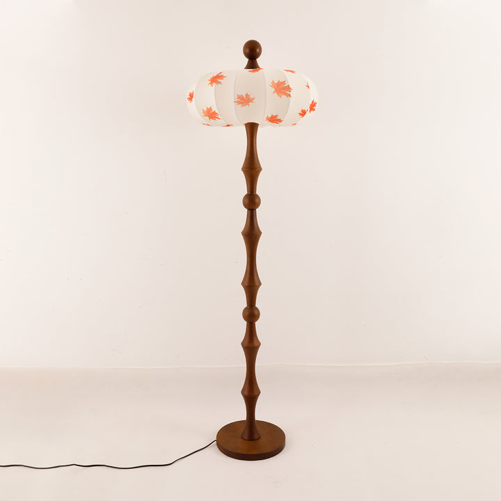 Milo Walnut Floor Lamp - Vakkerlight