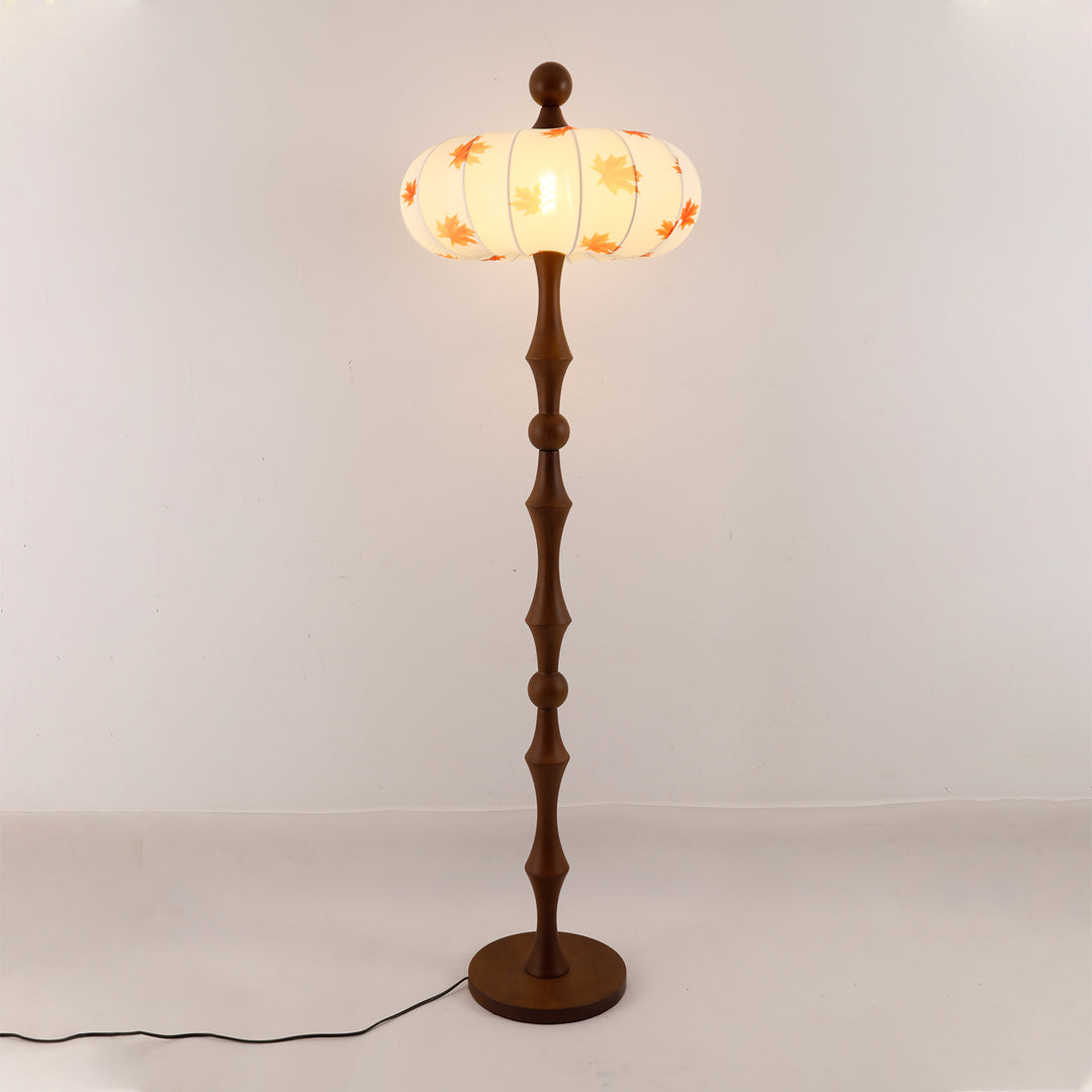 Milo Walnut Floor Lamp - Vakkerlight