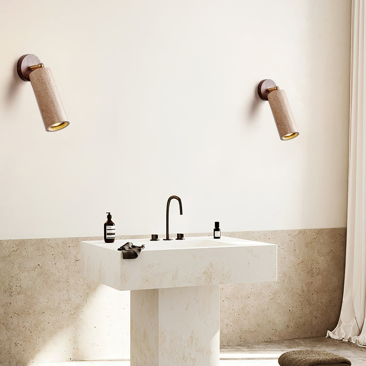Milo Travertine Wall Spotlight - Vakkerlight