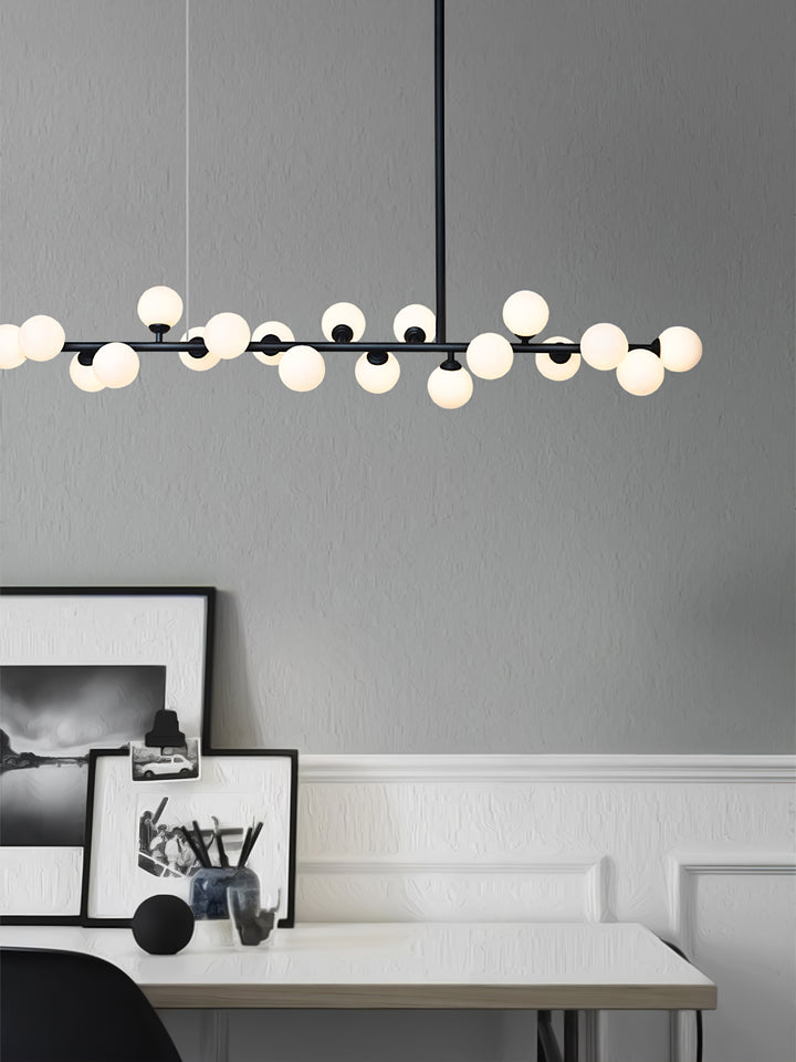 Linear Balls Chandelier