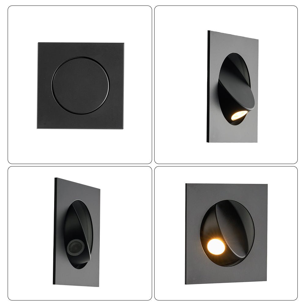 Minimalist Recessed Rotatable Sconce - Vakkerlight