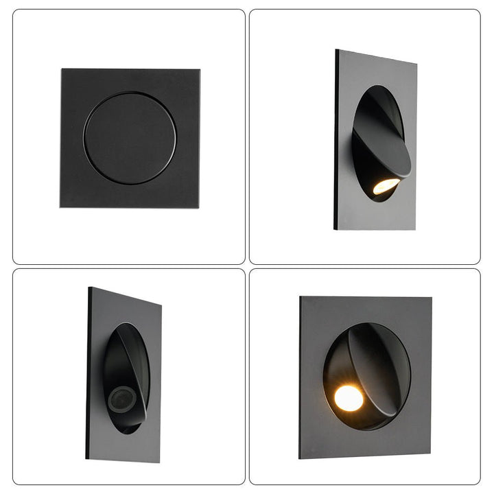 Minimalist Recessed Rotatable Sconce - Vakkerlight