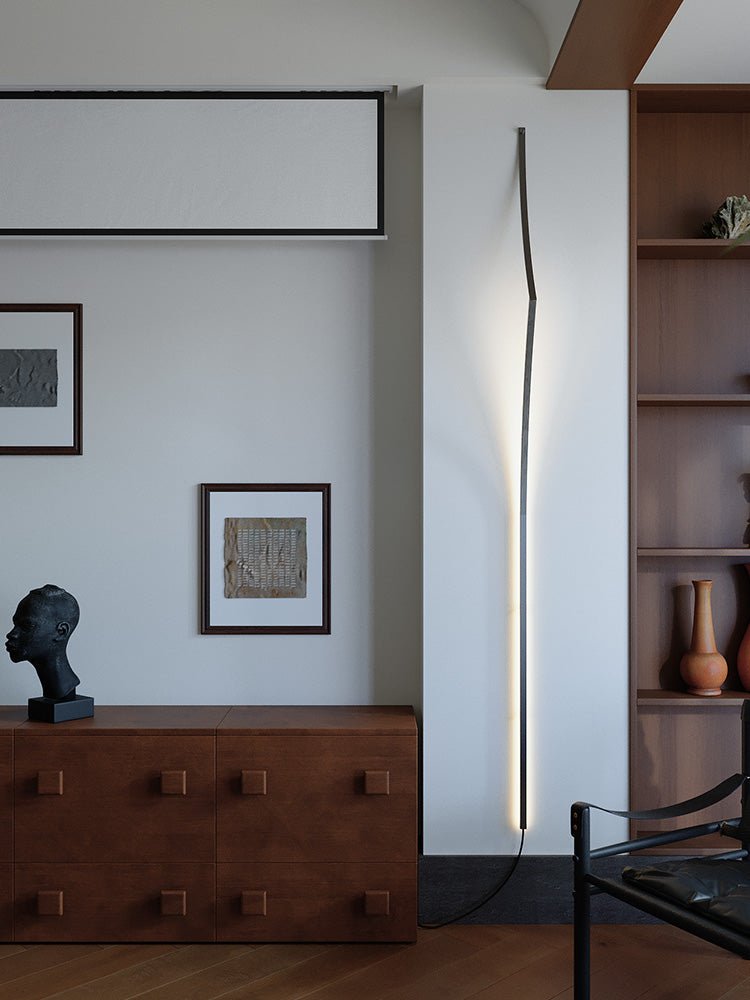 Minimalist Curving Ribbon LED Wall Sconce - Vakkerlight
