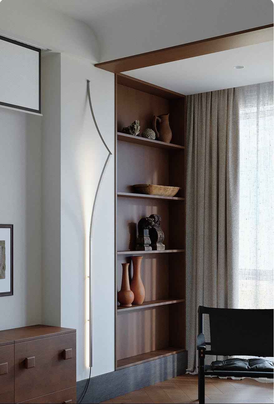 Minimalist Curving Ribbon LED Wall Sconce - Vakkerlight