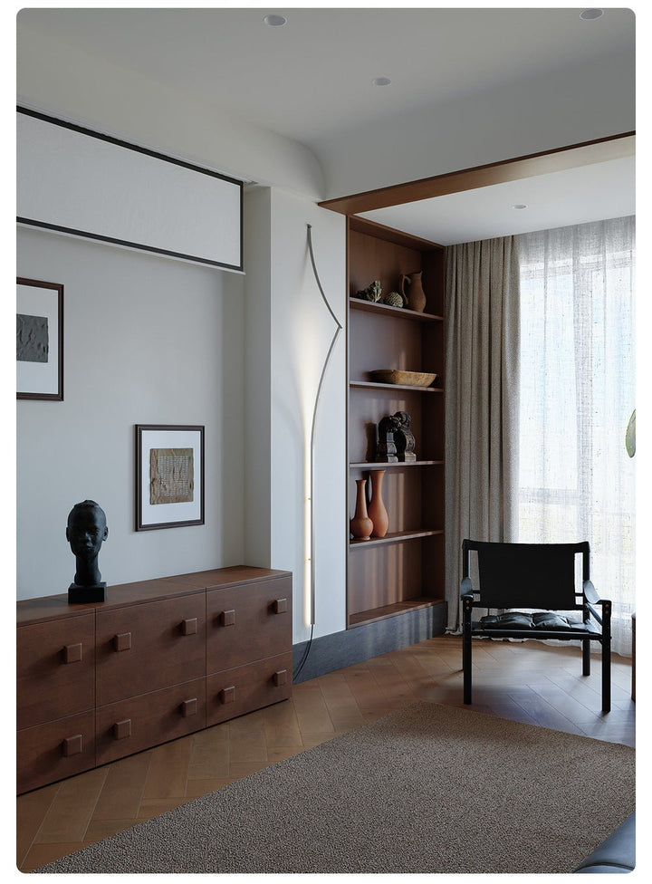 Minimalist Curving Ribbon LED Wall Sconce - Vakkerlight