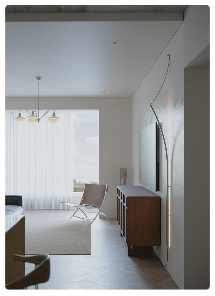 Minimalist Curving Ribbon LED Wall Sconce - Vakkerlight