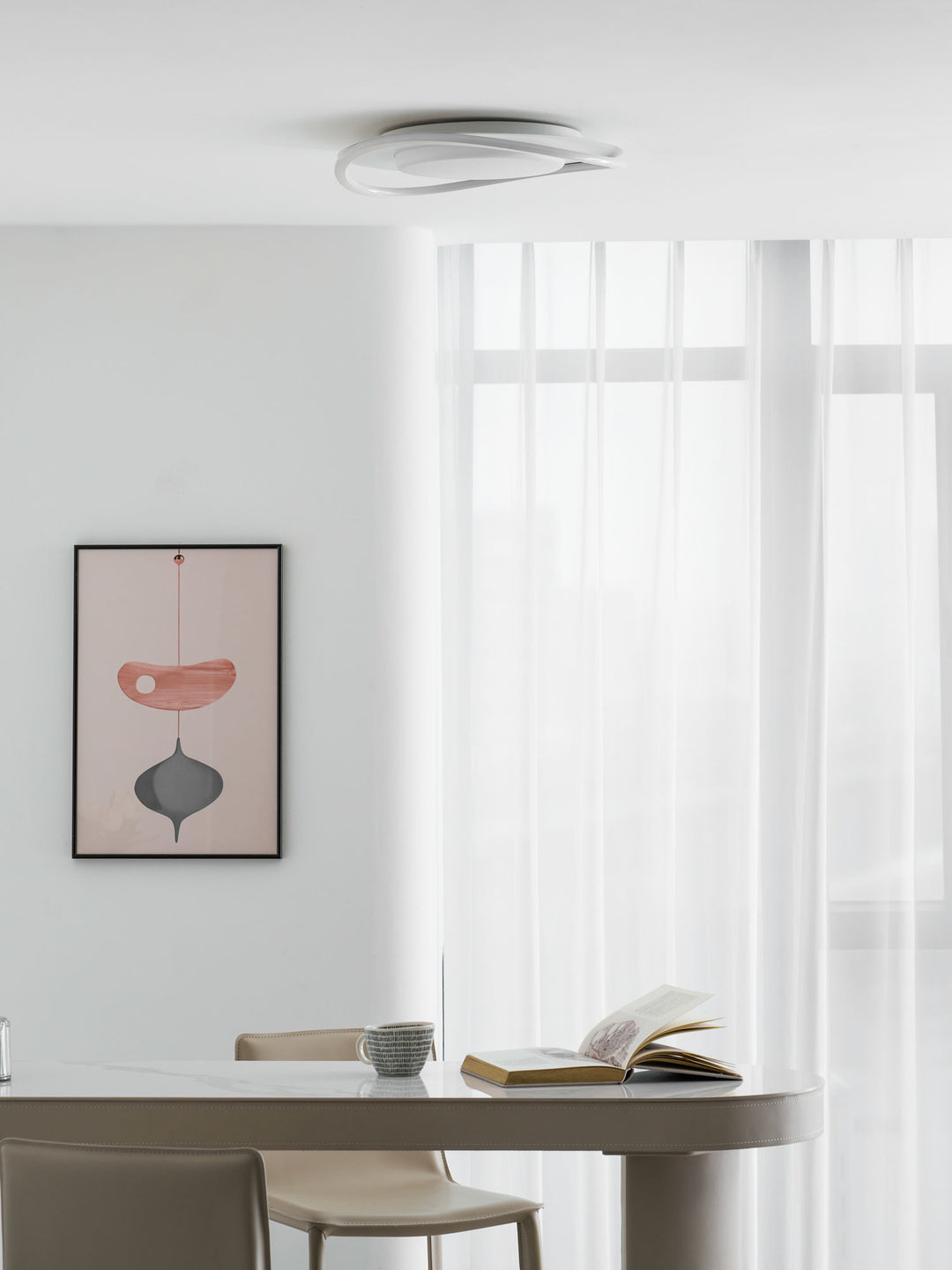 Minimalist Geometry LED Ceiling Light - Vakkerlight