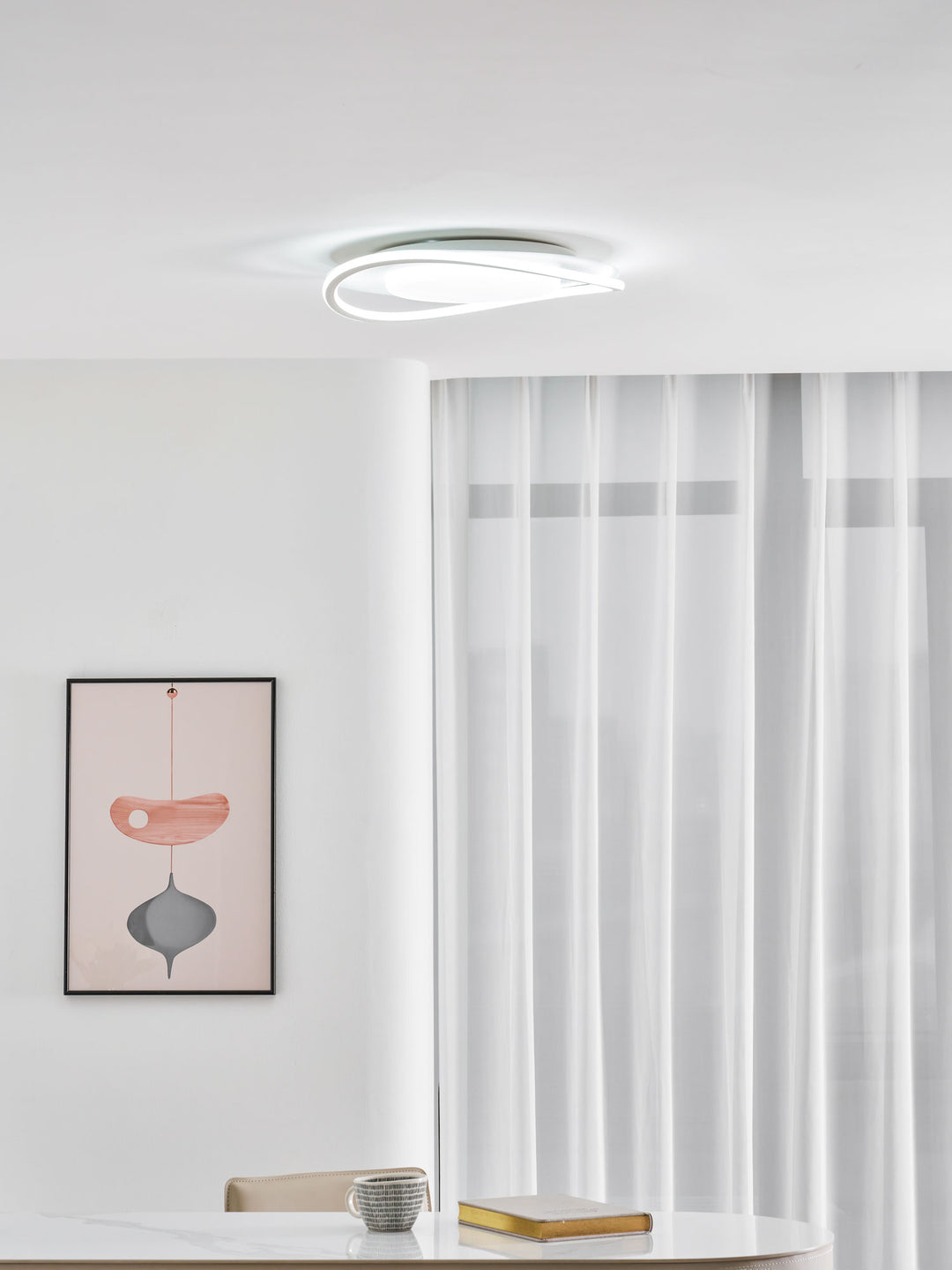 Minimalist Geometry LED Ceiling Light - Vakkerlight