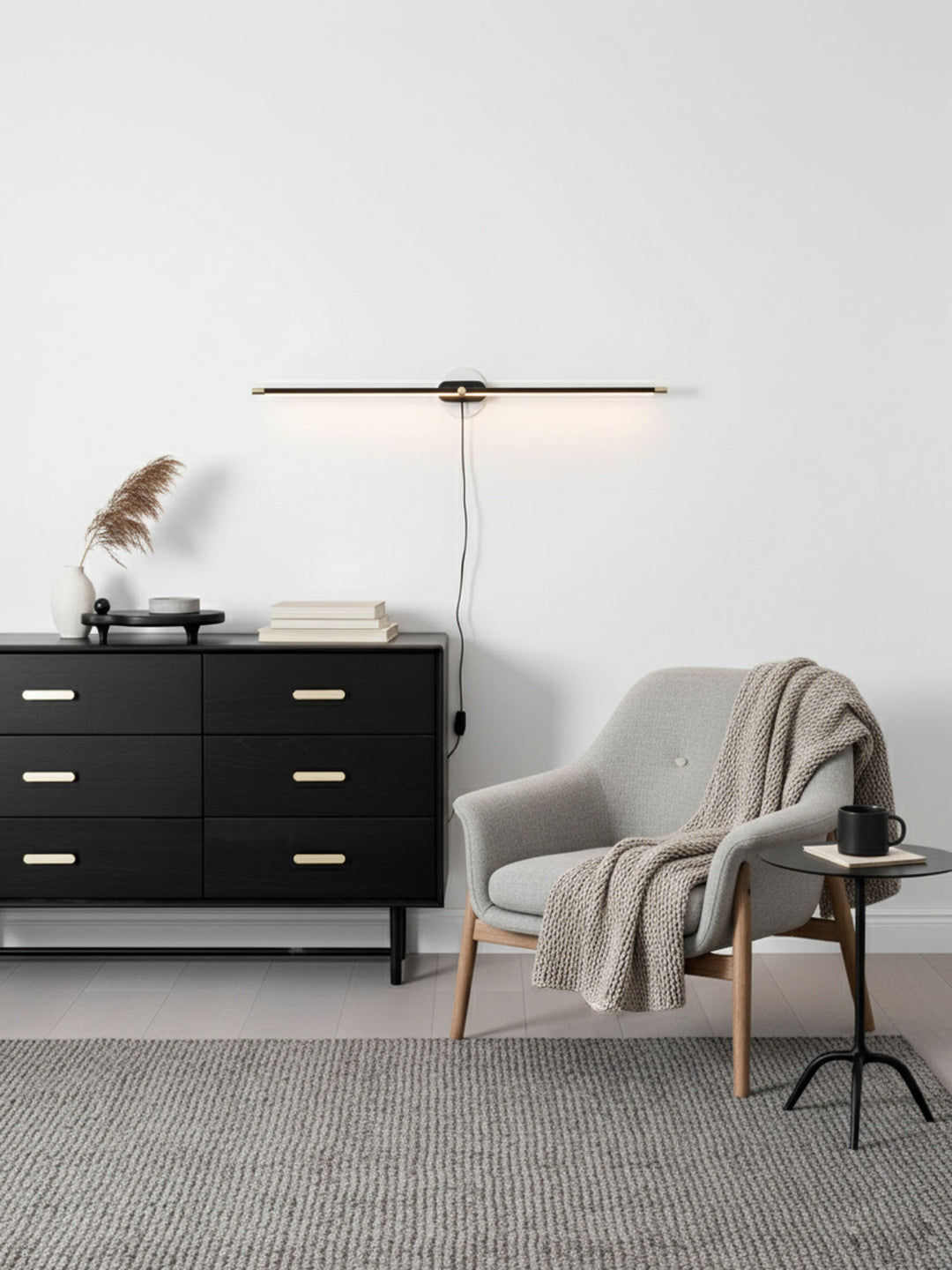 Minimalist Linear Plug - in Wall Lamp - Vakkerlight