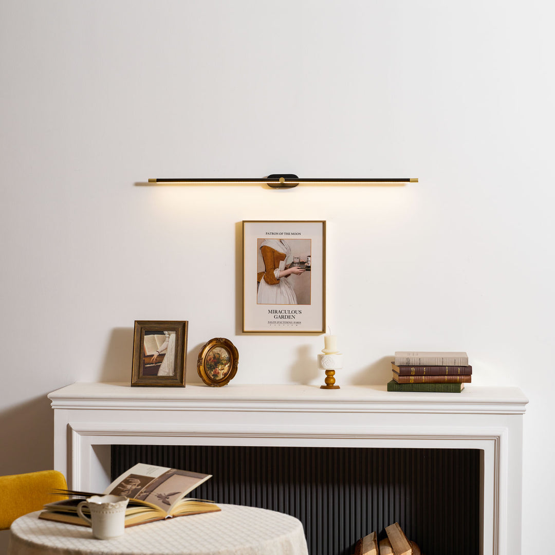 Minimalistische lineaire oplaadbare wandlamp 