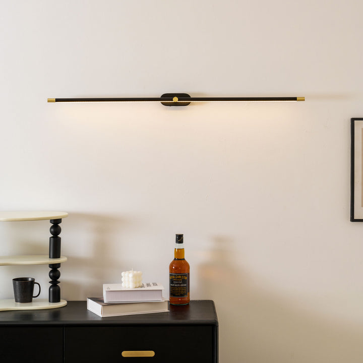 Minimalistische lineaire oplaadbare wandlamp 