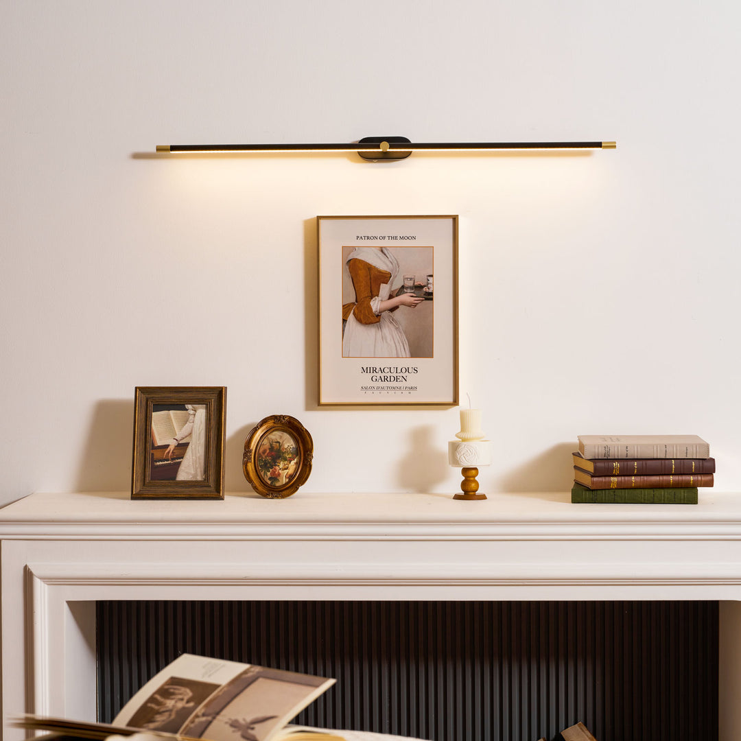 Minimalistische lineaire oplaadbare wandlamp 