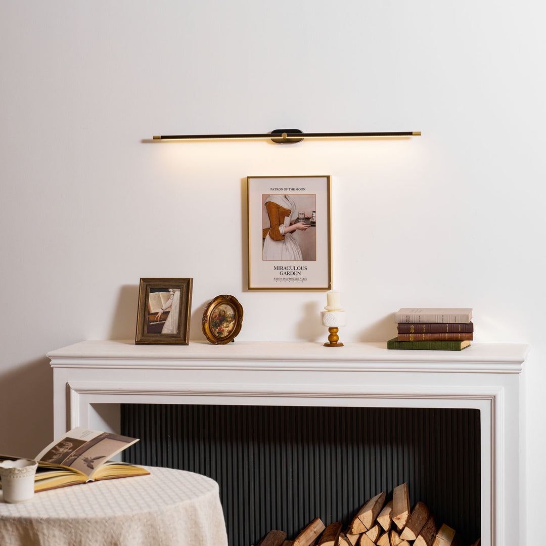 Minimalistische lineaire oplaadbare wandlamp 