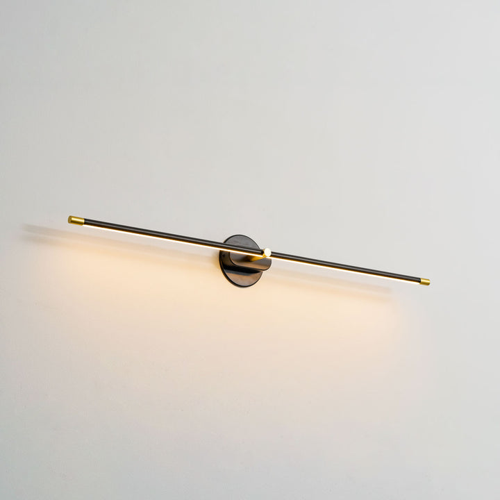 Minimalistische lineare Wandleuchte
